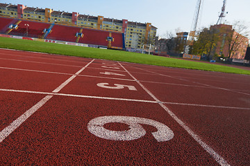 Image showing athletic track