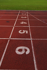 Image showing athletic track