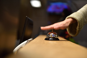 Image showing hotel reception bell