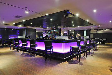 Image showing modern bar club indoors