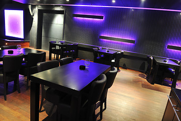 Image showing modern bar club indoors