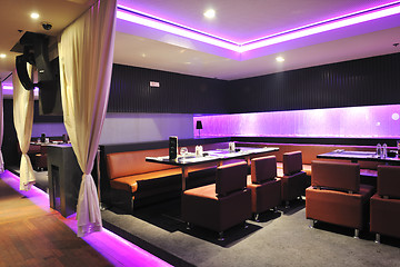 Image showing modern bar club indoors