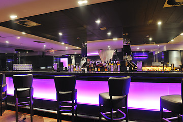 Image showing modern bar club indoors