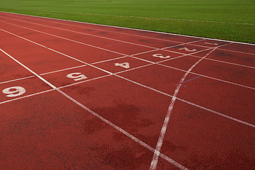 Image showing athletic track