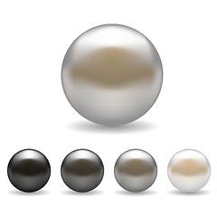 Image showing Set of Pearls