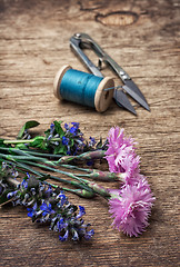 Image showing sewing tools