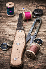 Image showing sewing tools