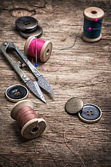 Image showing sewing tools