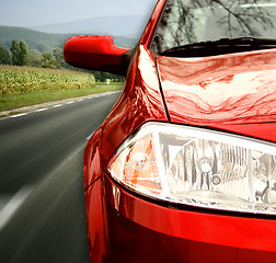 Image showing Red car