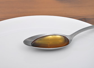 Image showing Spoon with honey