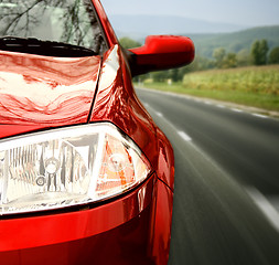 Image showing Red car