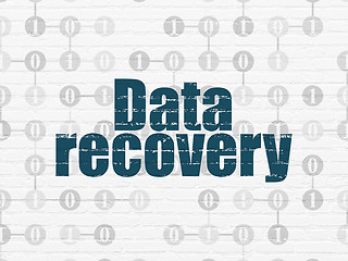 Image showing Information concept: Data Recovery on wall background