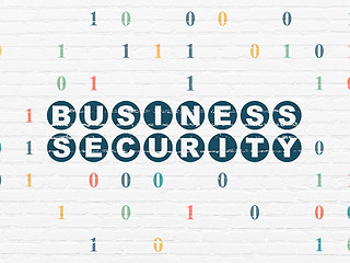 Image showing Security concept: Business Security on wall background
