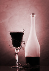 Image showing Red wine