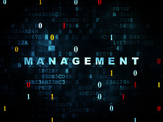Image showing Finance concept: Management on Digital background
