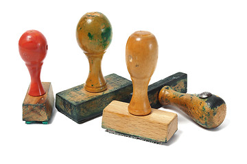 Image showing Rubber stamps