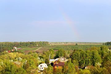 Image showing Russian village 