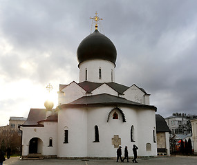 Image showing Orthodox Church and monastery 