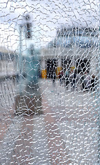 Image showing cracked glass  