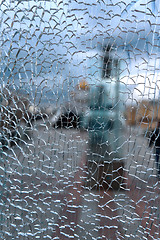 Image showing cracked glass  