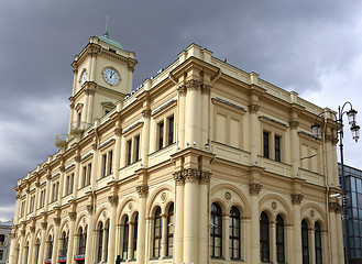 Image showing Leningrad station in Moscow  