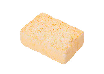 Image showing Simple sponge isolated on white