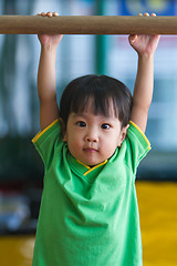 Image showing Asian Chinese Little Girl Gymnastic