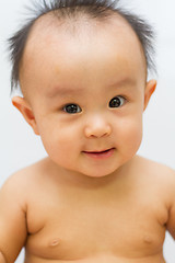 Image showing Asian Chinese Baby Girl Portrait