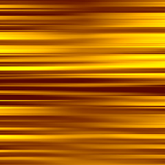 Image showing Gold waves background. Metal plate with reflected light. 