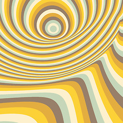 Image showing Abstract swirl background. Pattern with optical illusion. 