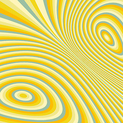 Image showing Abstract swirl background. Pattern with optical illusion. 