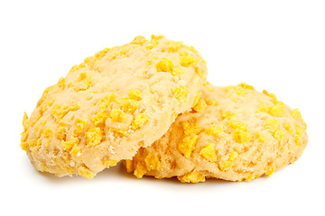 Image showing Homemade Cookies With Cornflake Chips