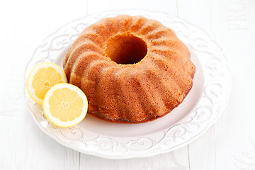 Image showing lemon cake