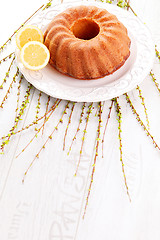 Image showing lemon cake