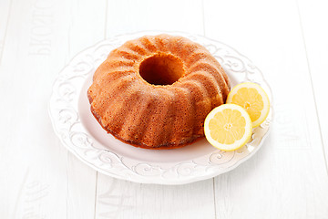 Image showing lemon cake