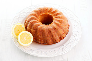 Image showing lemon cake