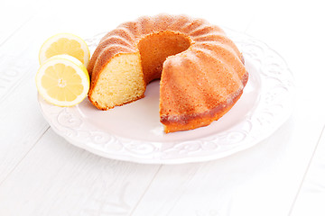 Image showing lemon cake