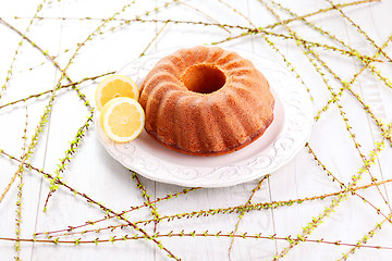 Image showing lemon cake