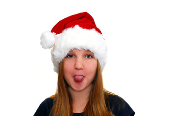 Image showing Chrismas girl