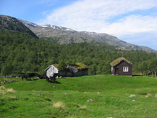 Image showing Old remote farm