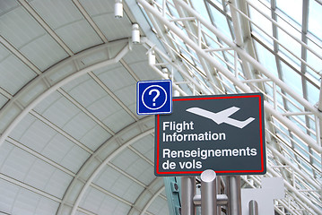 Image showing Airport sign