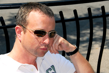 Image showing Man sunglasses