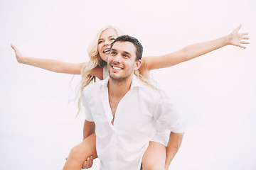 Image showing couple at seaside