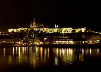 Image showing Prague's castle at night