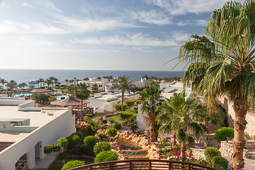 Image showing Beach at the luxury hotel, Sharm el Sheikh, Egypt