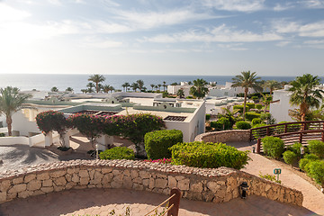 Image showing Beach at the luxury hotel, Sharm el Sheikh, Egypt