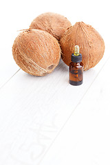 Image showing coconut essential oil