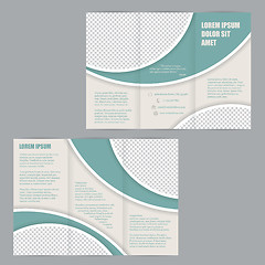 Image showing Tri-fold flyer brochure design template