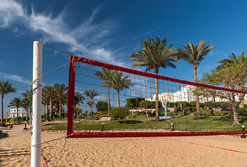 Image showing Beach at the luxury hotel, Sharm el Sheikh, Egypt