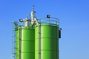 Image showing Construction Silos